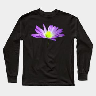 purple blooming flower, flowers, garden, blooms, violet Long Sleeve T-Shirt